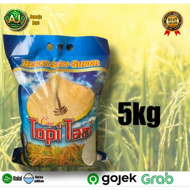 

BERAS TOPI TANI 5KG super SLYP (premium)