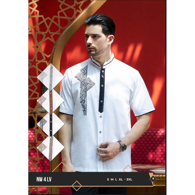 BAJU KOKO NIZAR BORDIR NW 4 LV NEW 2025