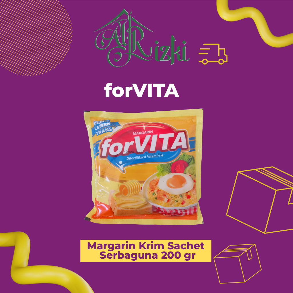 

forVITA - Margarin Krim Sachet Serbaguna 200 gr - MENTEGA