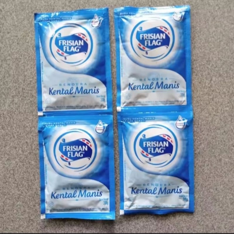 

Susu Bendera Kental Manis Putih Frisian Flag 6 sachet (1 Renceng)