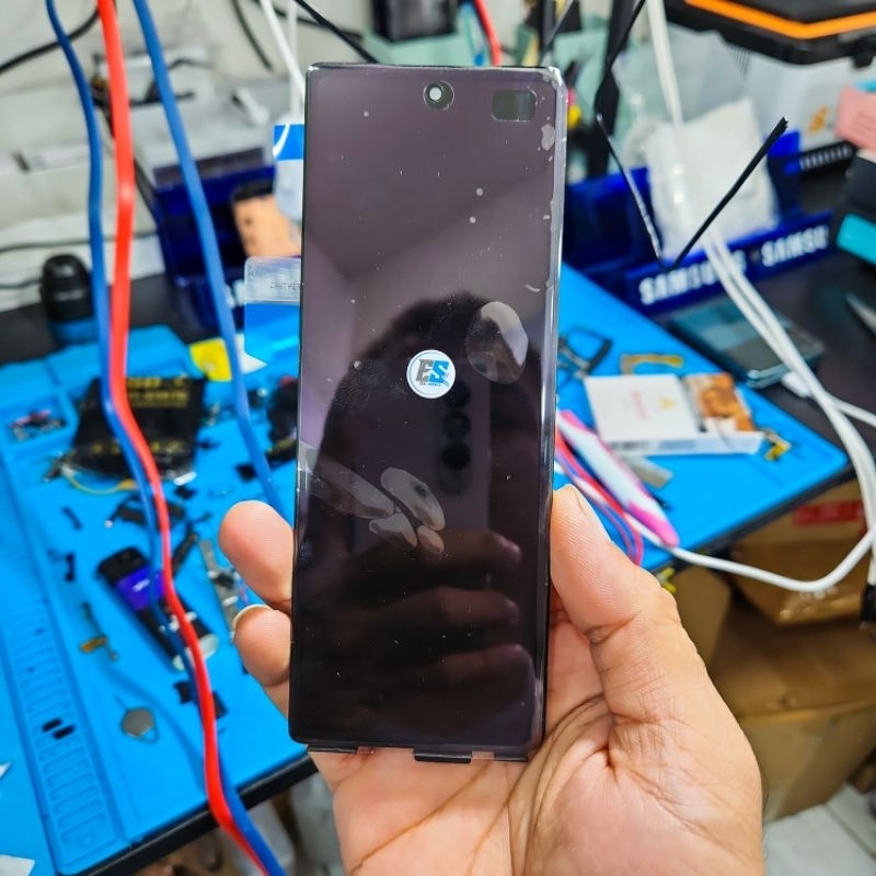 layar lcd depan samsung z fold 2 100% original product