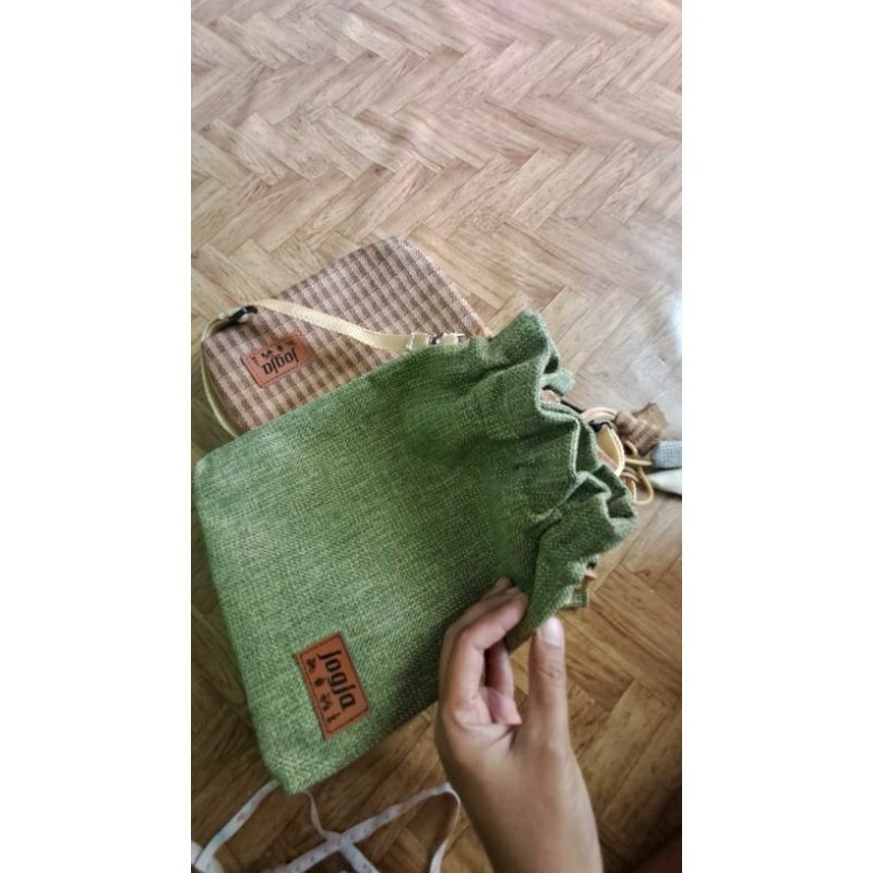 TAS SELEMPANG GONI SERUT SAMPING khas JOGJA / TAS MURAH JOGJA /SOUVENIR JOGJA