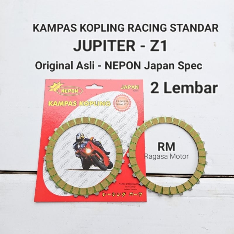 Kampas Kopling Kain Kopling Racing JUPITER Z1  Original Asli NEPON Japan Spec