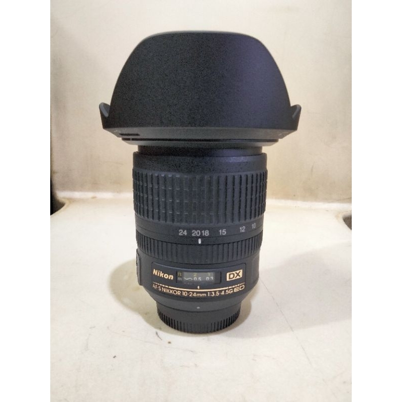 lensa wide Nikon 10-24mm like new