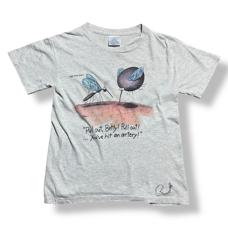 Vintage 1982 The Far Side Mosquito pull out Betty You've Hit And Artery Made in USA