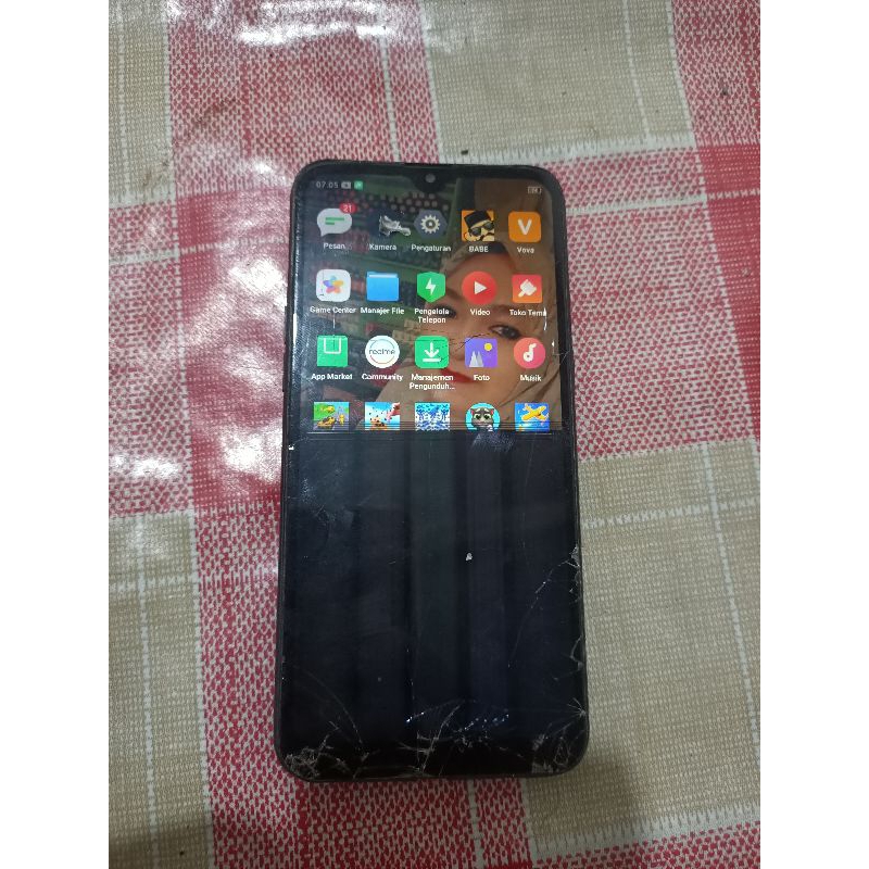 hp realme c2 minus lcd ram3/32
