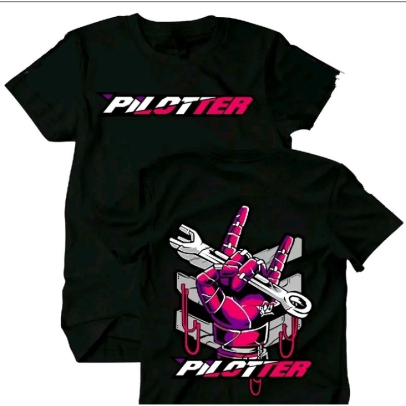 kaos piloter kaos distro t-shirt pria wanita dewasa