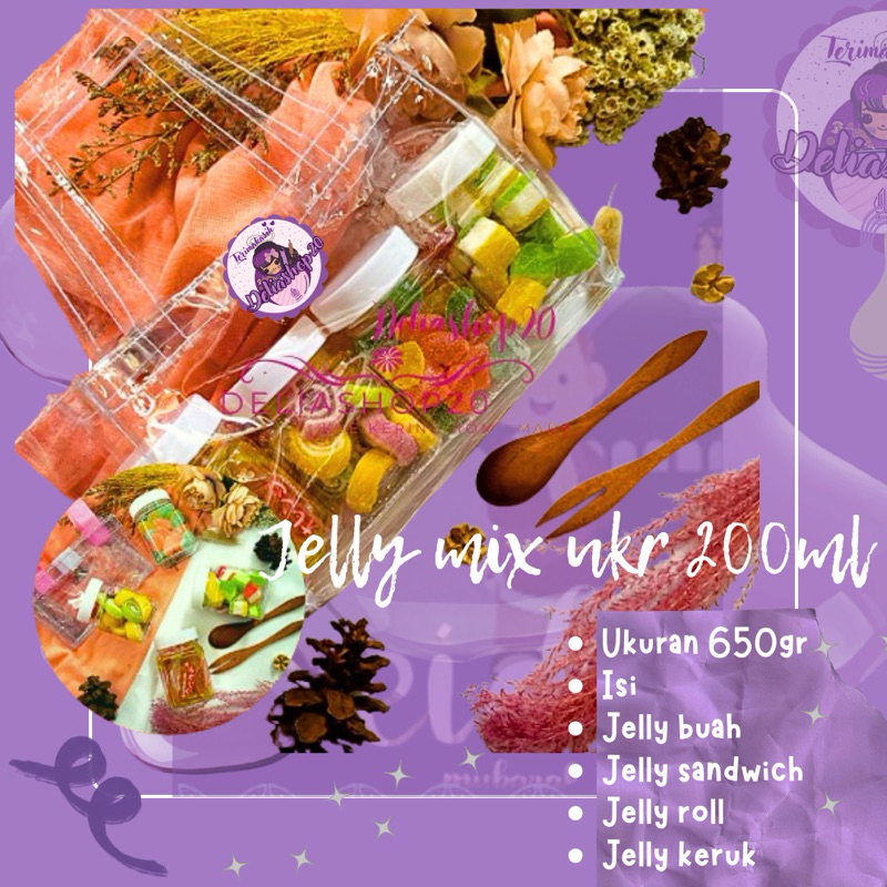 

paket jelly mix 4in1 ukr toples 200ml berat 700gram by deliashop20