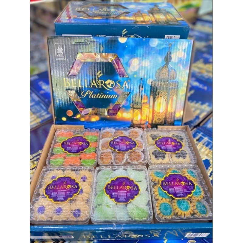 

HAMPERS LEBARAN : BELLAROSA PLATINUM 6 Kue+kotak.Garansi Baru