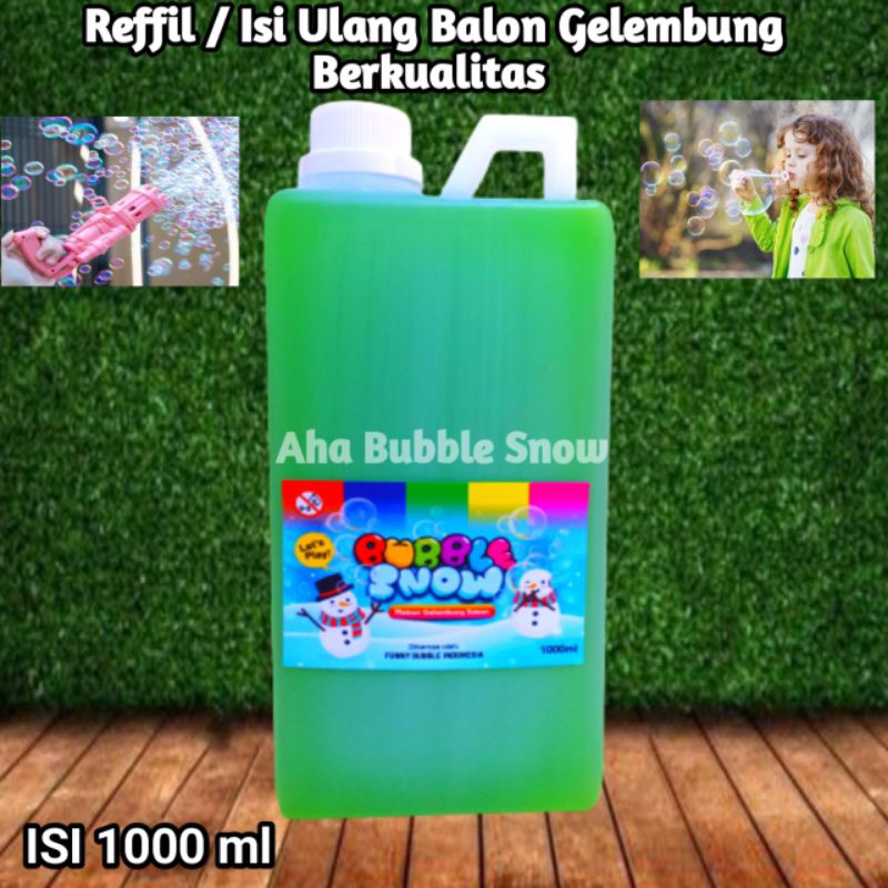Refill Mainan Balon gelembung isi 1000 ml isi ulang bubble gun, Buble camera