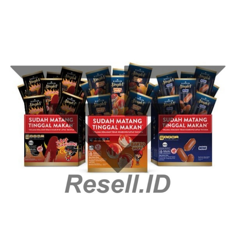

Sosis Kanzler Singles 60gr - 1 Box Isi 12pcs