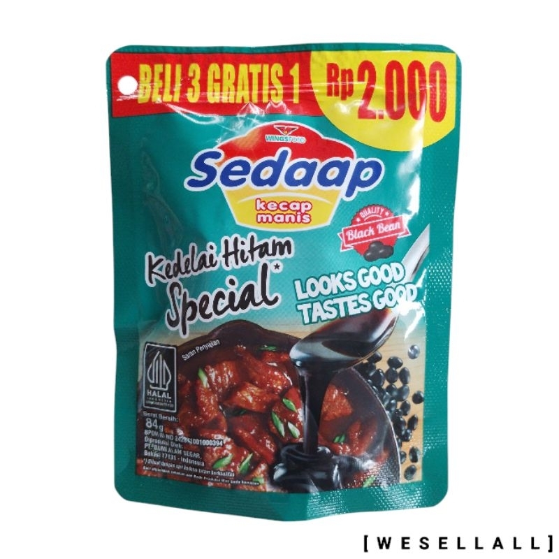 

Kecap Sedaap Manis Special 84 gr (Eceran Rp2.000) | 0138ECE