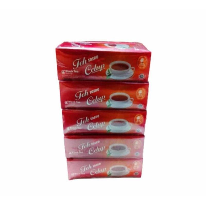 

TEH CELUP SOSRO ISI 15 bag / ISI 30 bag