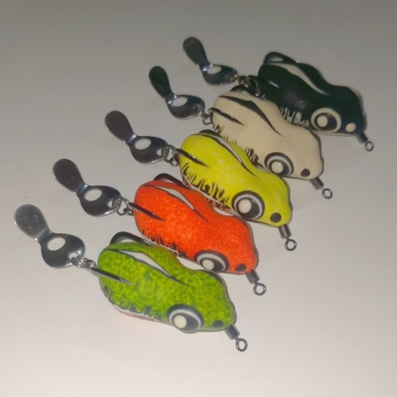 Ceprot Lure SFJT32J Soft Frog Killer 3 cm Rasa Jaws Blade berisik umpan pancing casting gabus