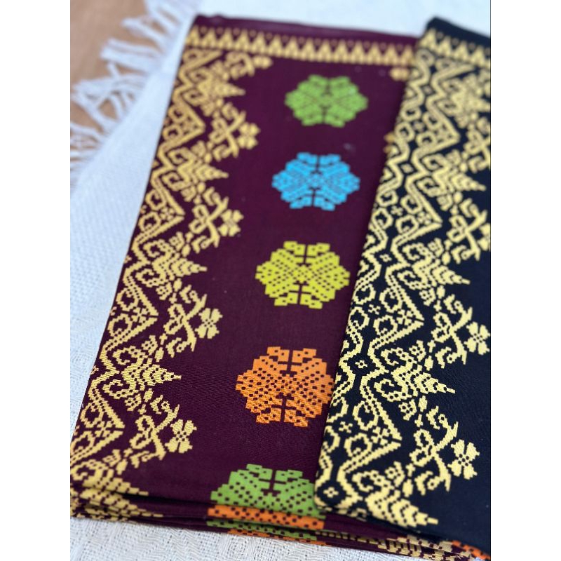 Kain songket/kain batik prada/ rok bawahan kebaya/baju dll motif  B