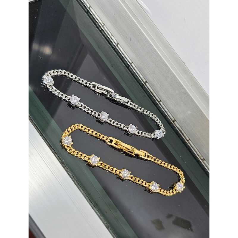 gelang rhodium, gelang dewasa , gelang mata