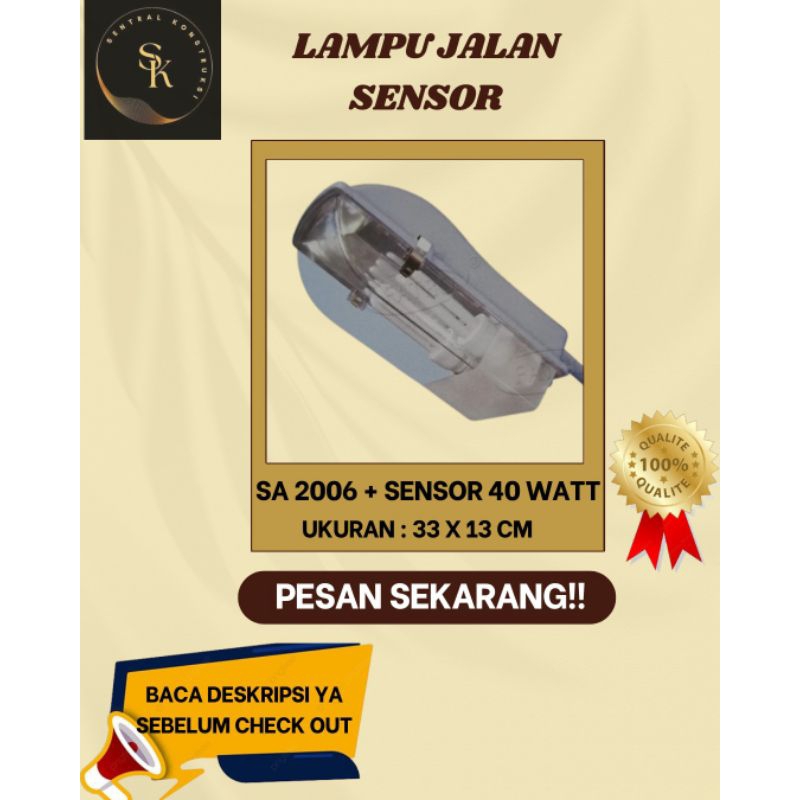 Lampu Jalan SA 2006 Sensor