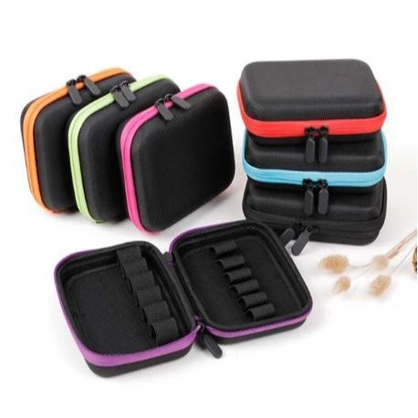 Oil Case 12 roller essential oil bottle bag tas storage untuk botol roll on minyak esensial 10 ml