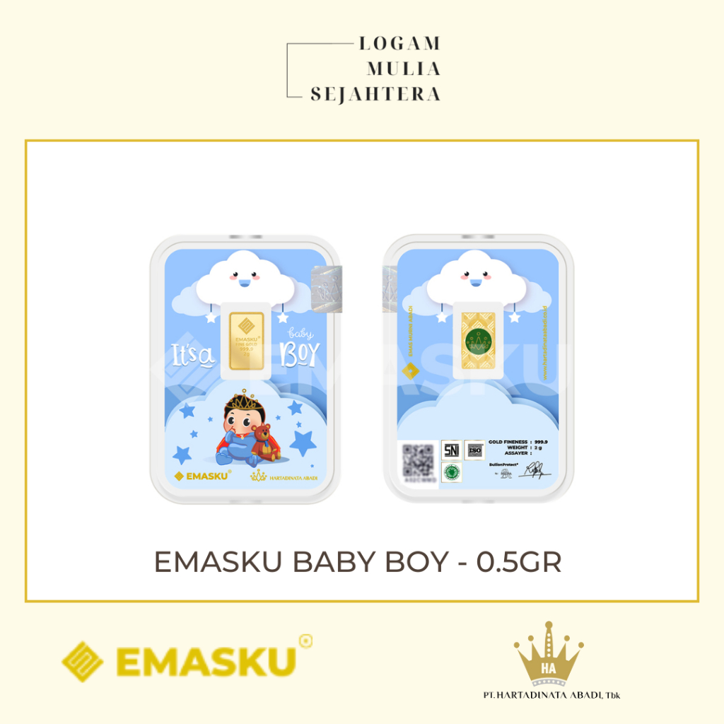 EMASKU Baby Boy/Hampers Bayi/Hampers/Kado Kelahiran