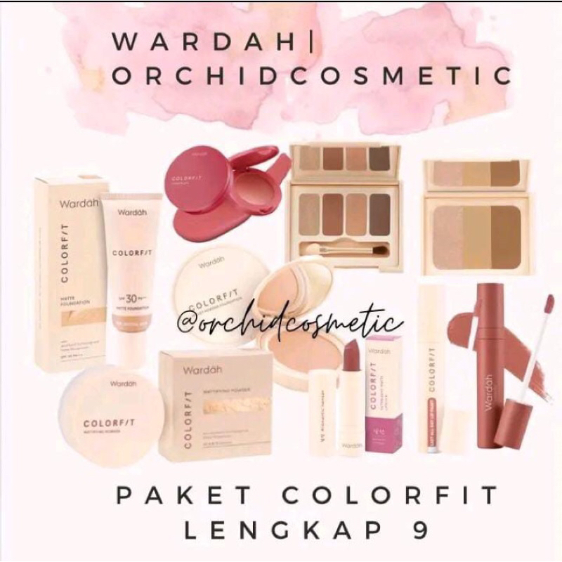 WARDAH PAKET MAKEUP COLORFIT LENGKAP