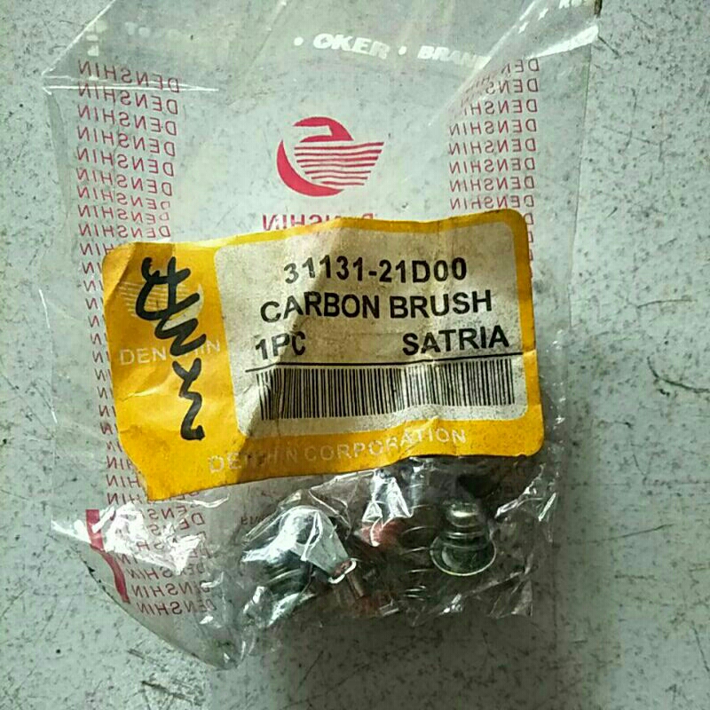 arang cool dinamo starter suzuki satria hiu lumba