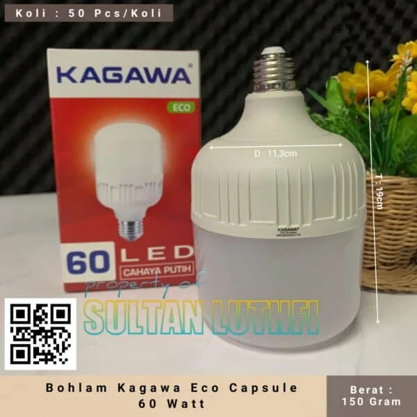 Bohlam Kagawa Eco Capsule 60 Watt