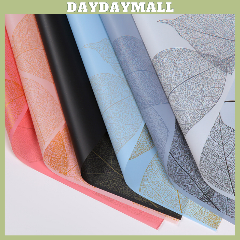 

20 LEMBAR Flower Wrapping Paper Daun Kertas Buket Bunga Cellophane 6065