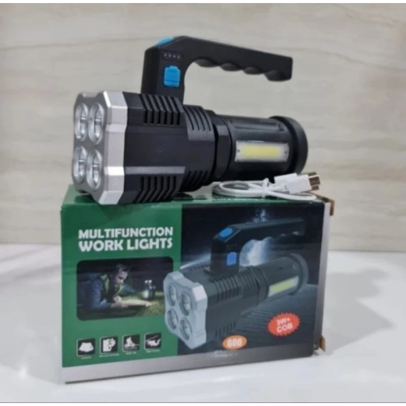 SENTER TANGAN GENGGAM LED MULTIFUNGSI L20 SUPER TERANG COB