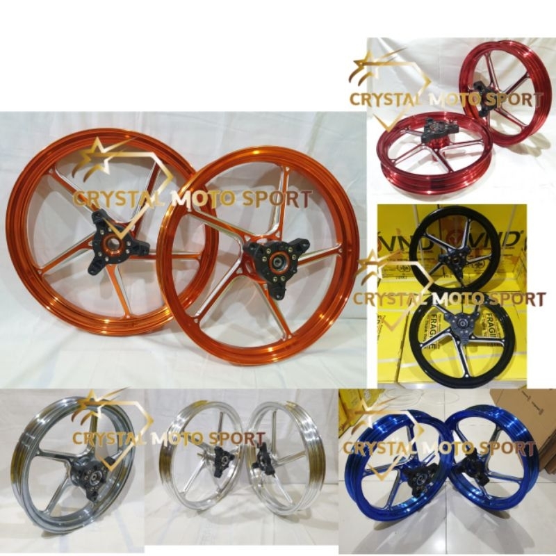 velg vnd ak55 ring17 nmax new velg vnd enkei nmax 2020 pelek racing vnd f160x17 R185x17 nmax neo vel