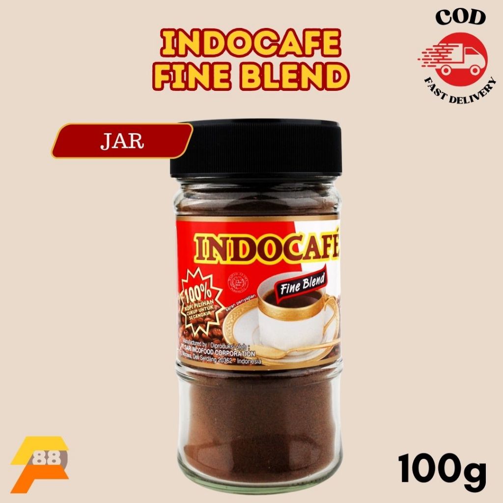 

Indocafe Fine Blend Kemasan Botol 100gr