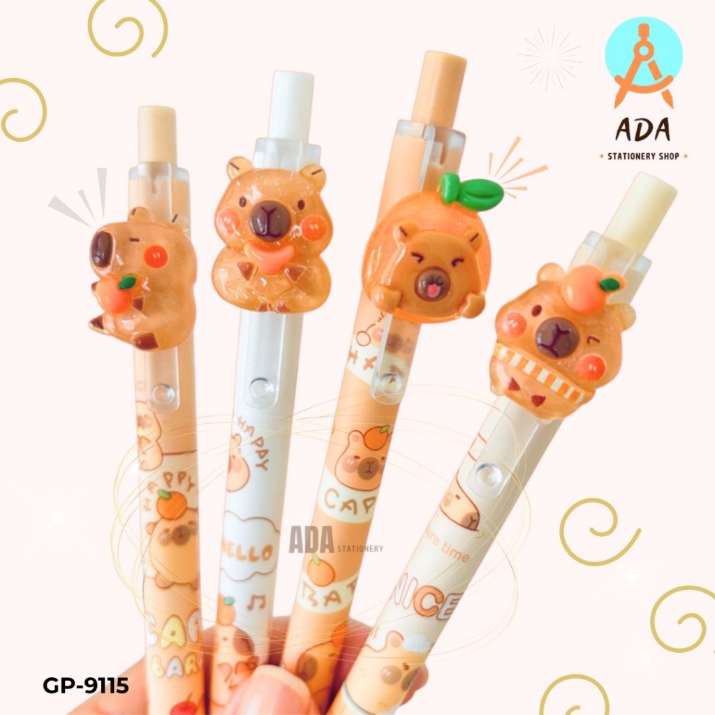 

(4 pcs) AODEMEI PULPEN CLICK CAPY GP-9115 / GEL PEN TINTA HITAM /PEN KLIK