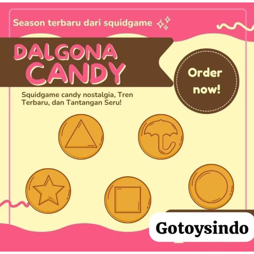 

Dalgona Candy / Permen viral korea / korean sponge candy / honeycomb candy / Dalgona squid game