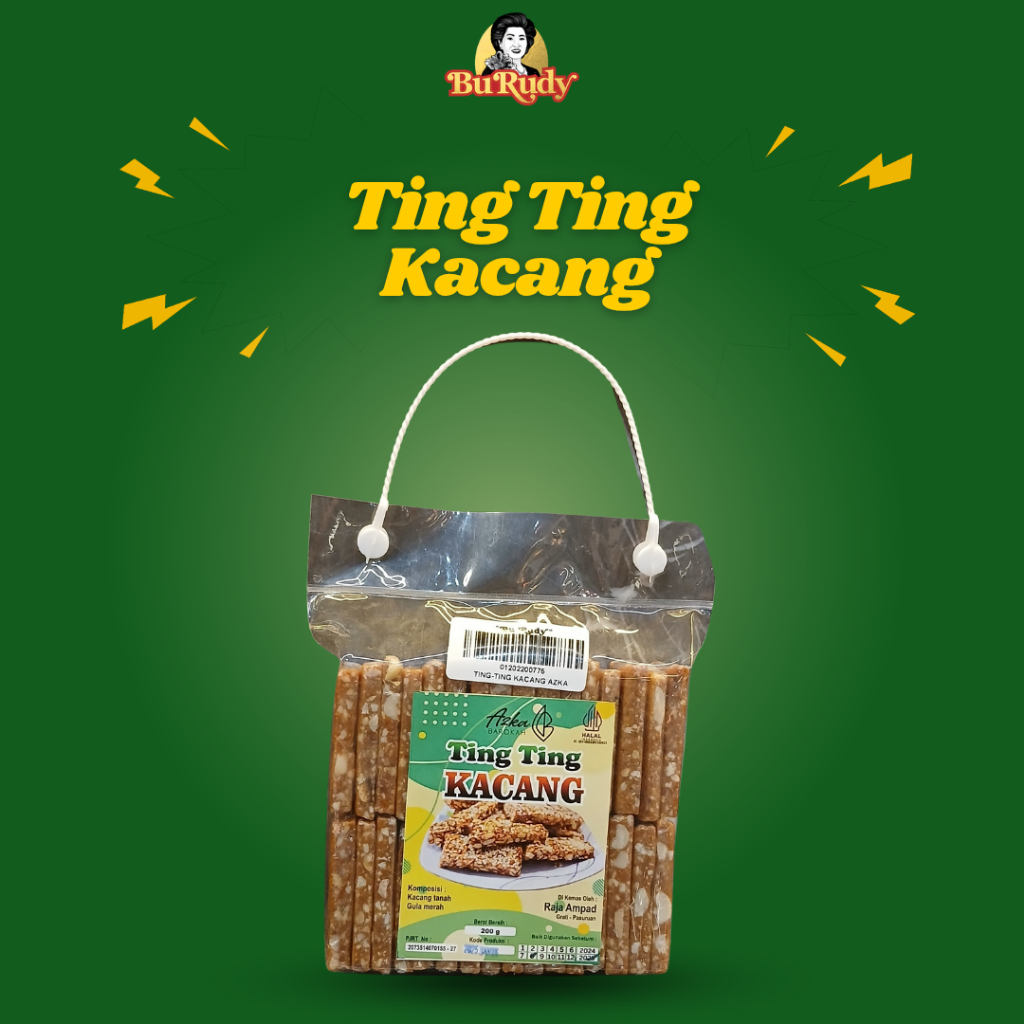 

Ting-Ting Kacang Azka Barokah 200g Oleh-Oleh Dari Surabaya