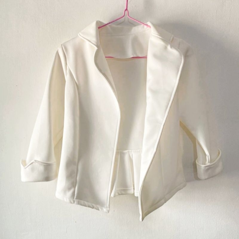 PRELOVED - BLAZER WANITA VANESSA - WHITE