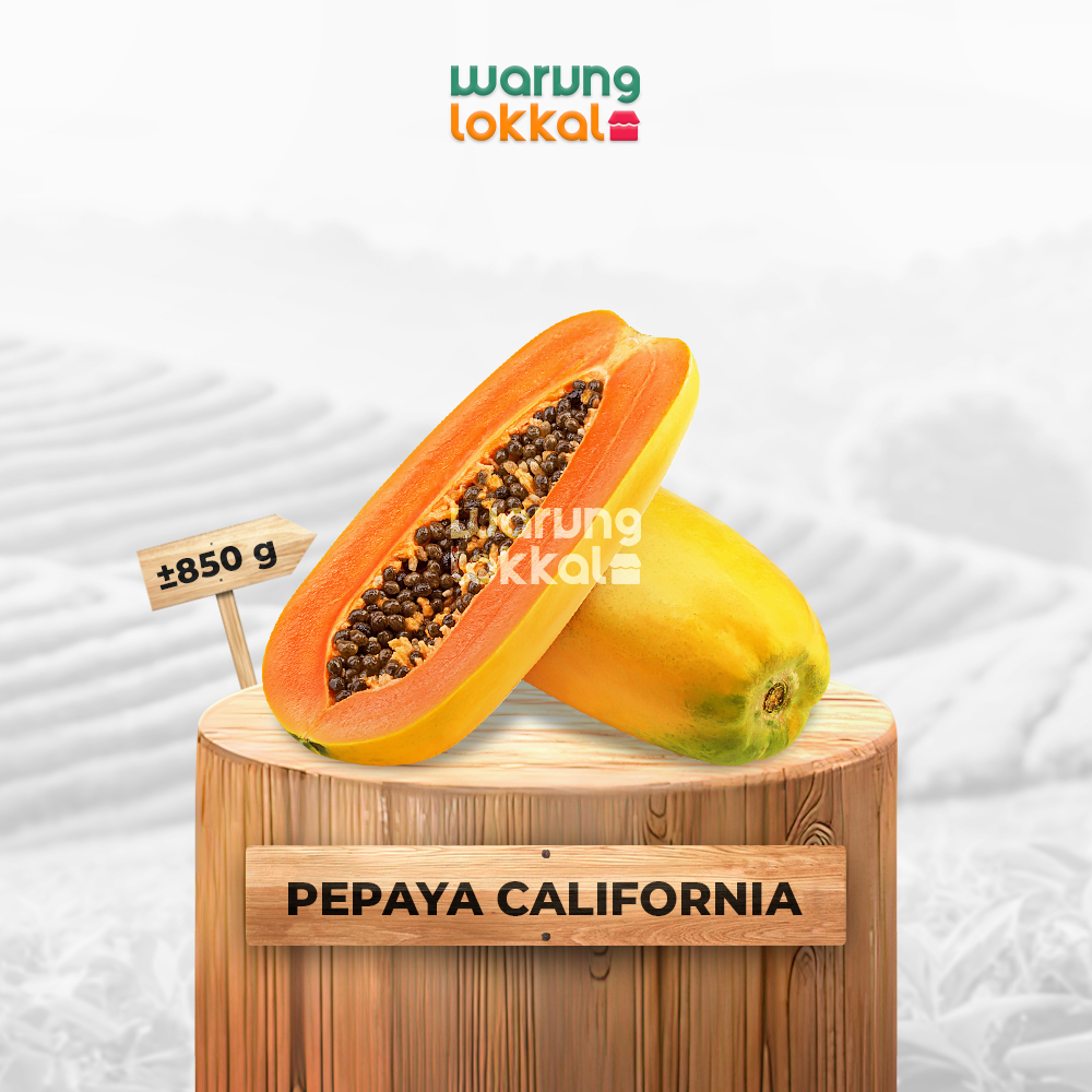 

Pepaya California 850-1000g - Warung Lokkal