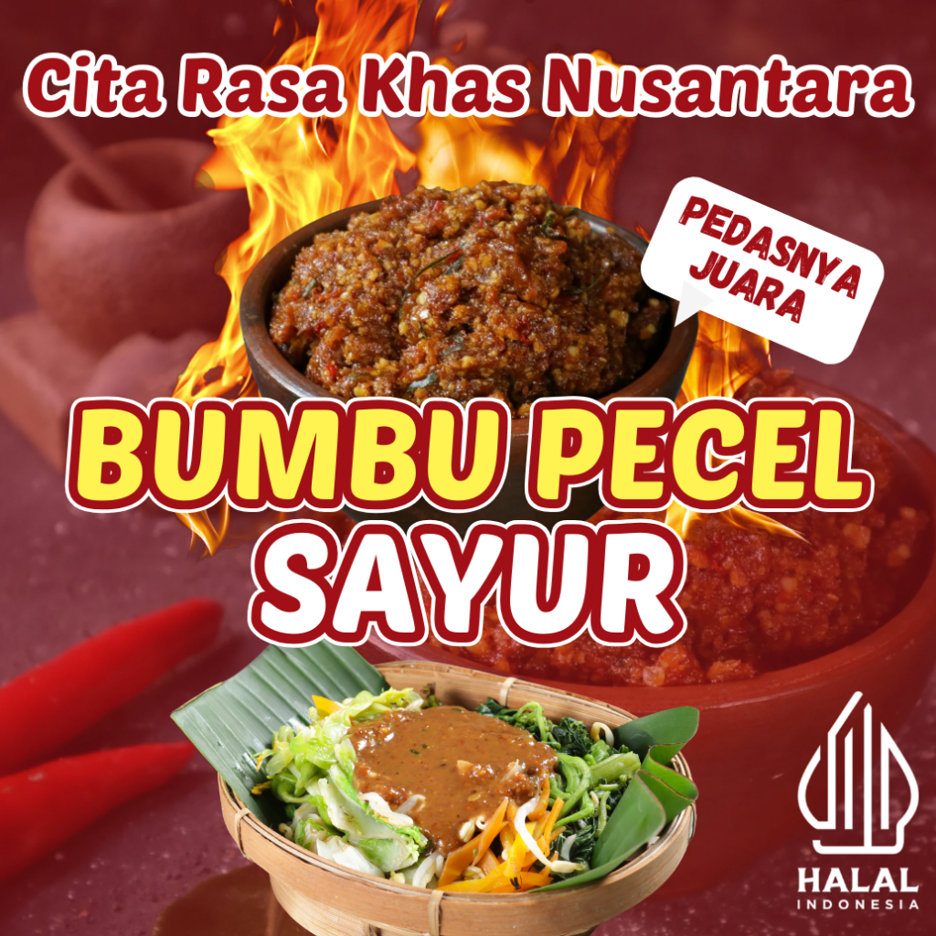 

Bumbu Pecel Sayur All-in-One, Lengkapi Semua Hidangan Anda dengan bumbu pilihan tak ada duanya