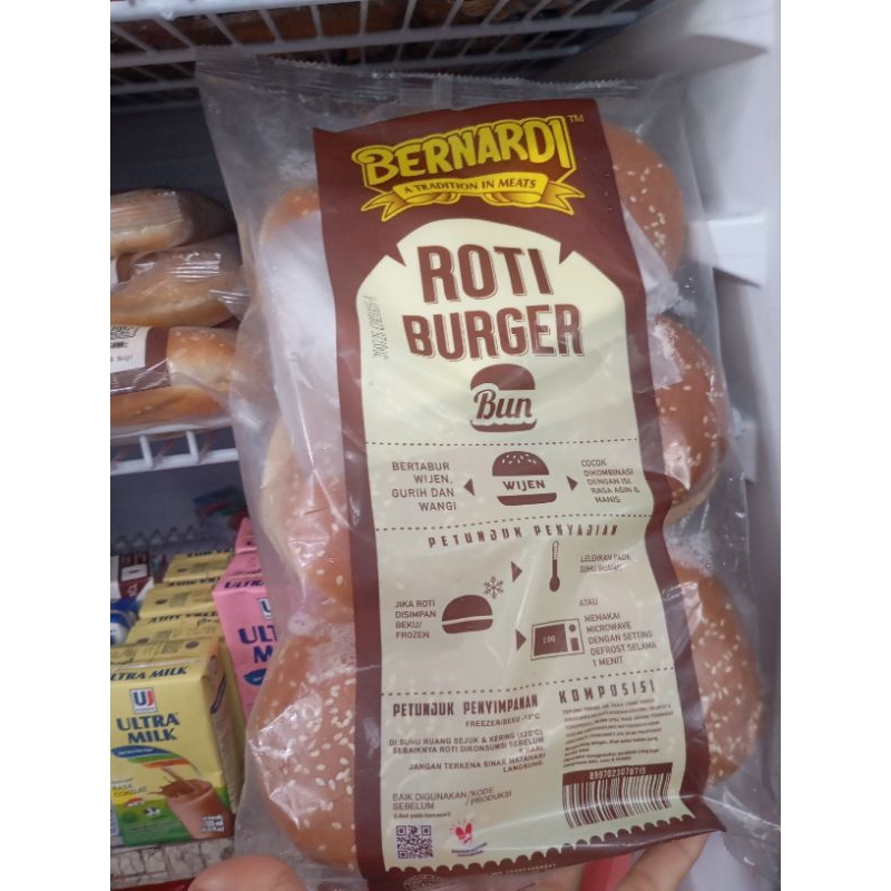 

roti burger wijen besar