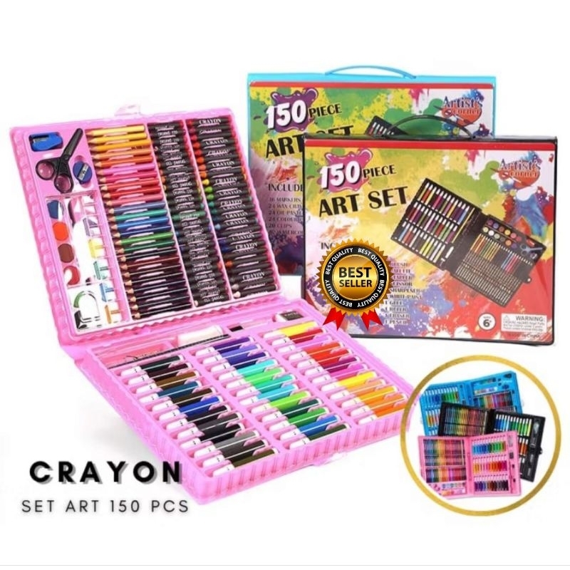 

Crayon 150 Set Alat Mewarnai Warna Pensil Warna Crayon Set