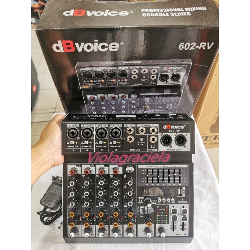 PROFESSIONAL MIXING DBVOICE 602-RV 6CHANNEL MIXER