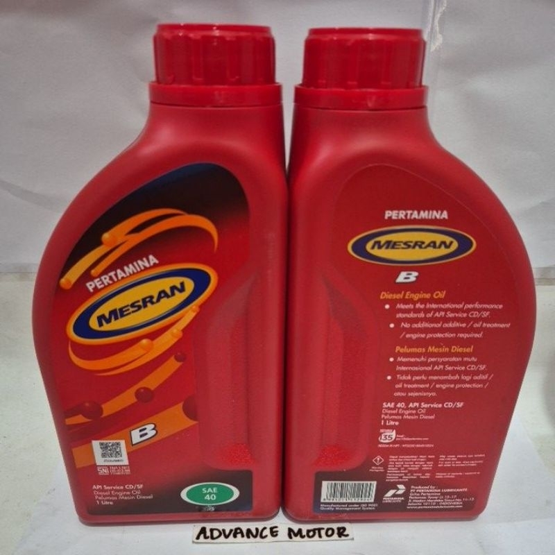 OLI MESRAN B SAE 40 1 LITER
