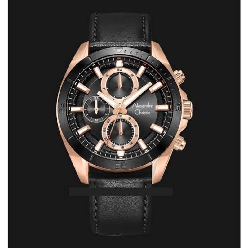 Alexandre Christie jam tangan pria AC 6581 original