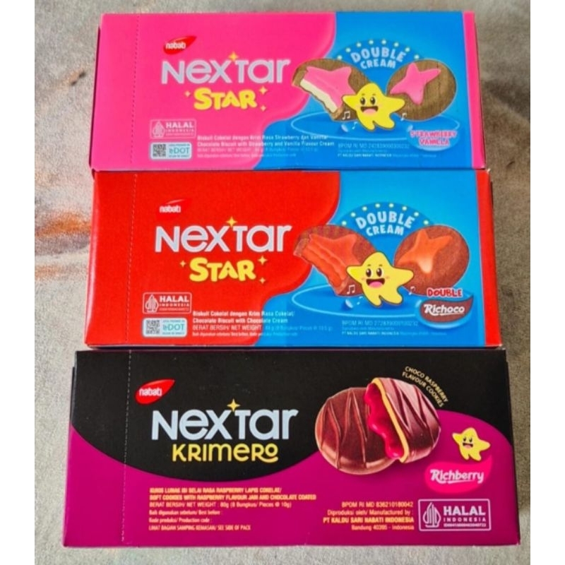 

Nextar Star Biskuit 84 g x 3pcs Mix Rasa NEXTAR Choco Brownies 8 x 11,25 g