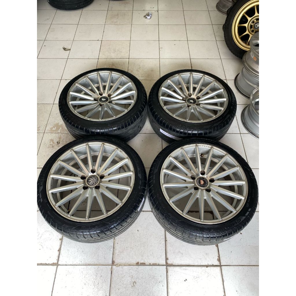 velg mobil bekas vossen r18x8/9 5x114,3 et 40 buat camry civic inova brv x pander