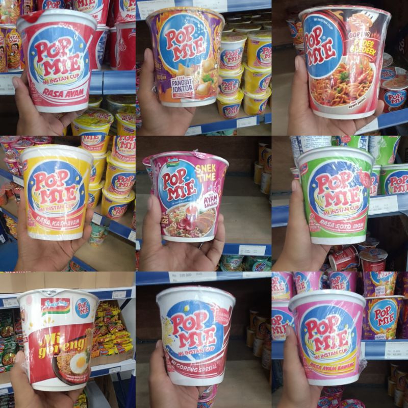 

popmie tersedia beberapa varian ras a& termurah di shopee