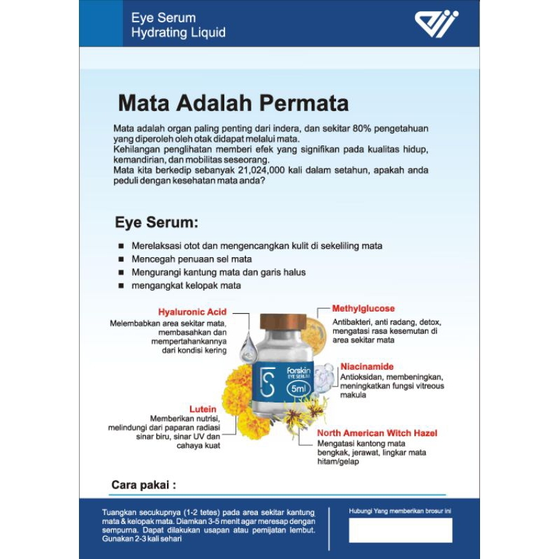 

forskin Aiivision Aii Eye Serum EyeVision Eye Vision