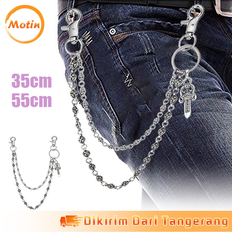 35CM/55CM Chrome Hearts Wallet Chain Hip Hop Trousers Jeans Chain
