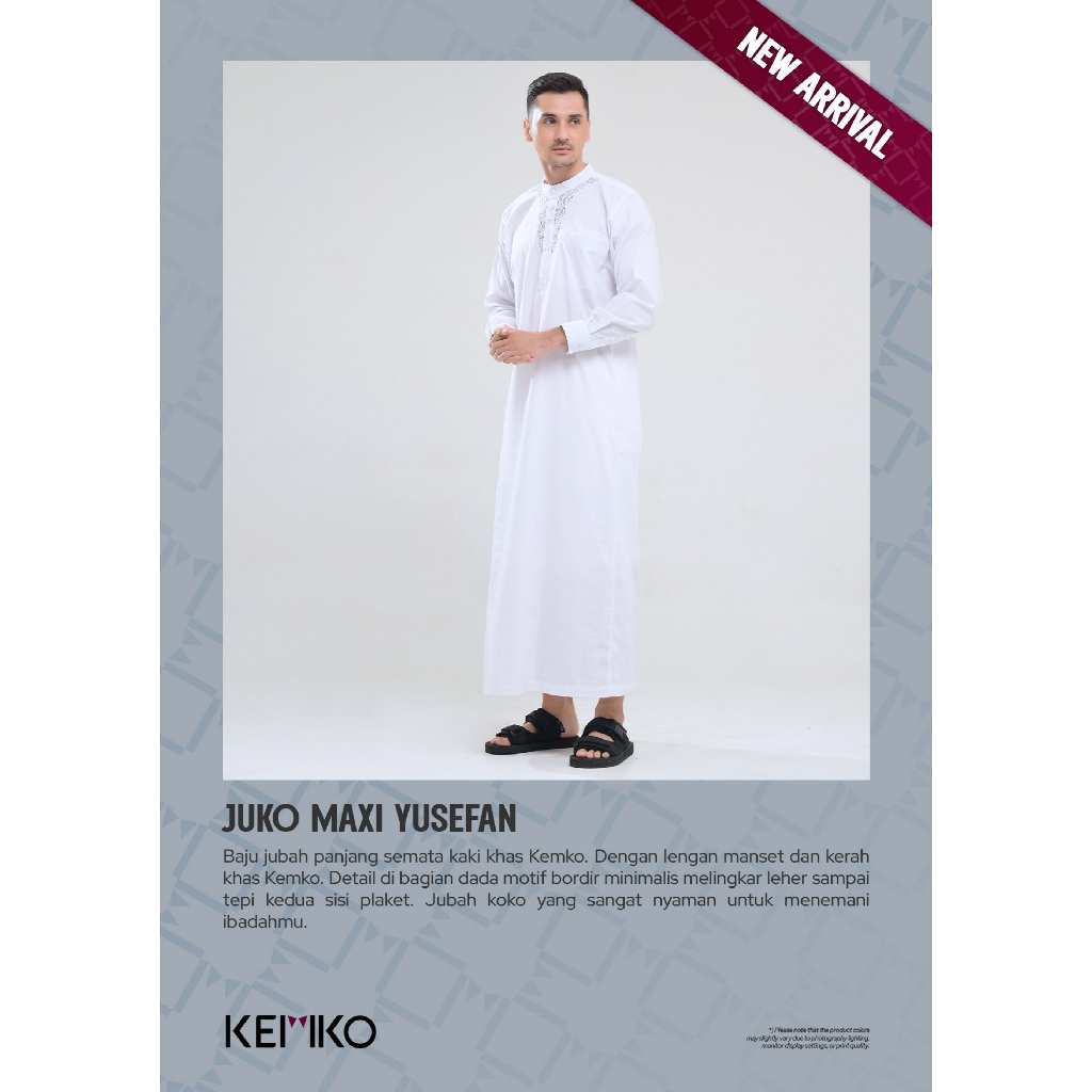 Juko Maxi Yusefan | Jubah Koko Dewasa | Jubah Dewasa | Koko Dewasa | Baju Koko Dewasa | Koko Rabbani