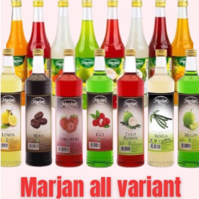 

MARJAN SIRUP SEMUA RASA | SYRUP MARJAN ALL VARIANT COCOPANDAN MELON SQUASH JERUK