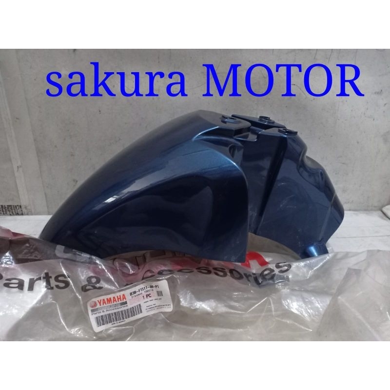 SPAKBOR DEPAN MIO S BIRU TUA/UNGU ORIGINAL YAMAHA B3B-F1511-00-P0/P1