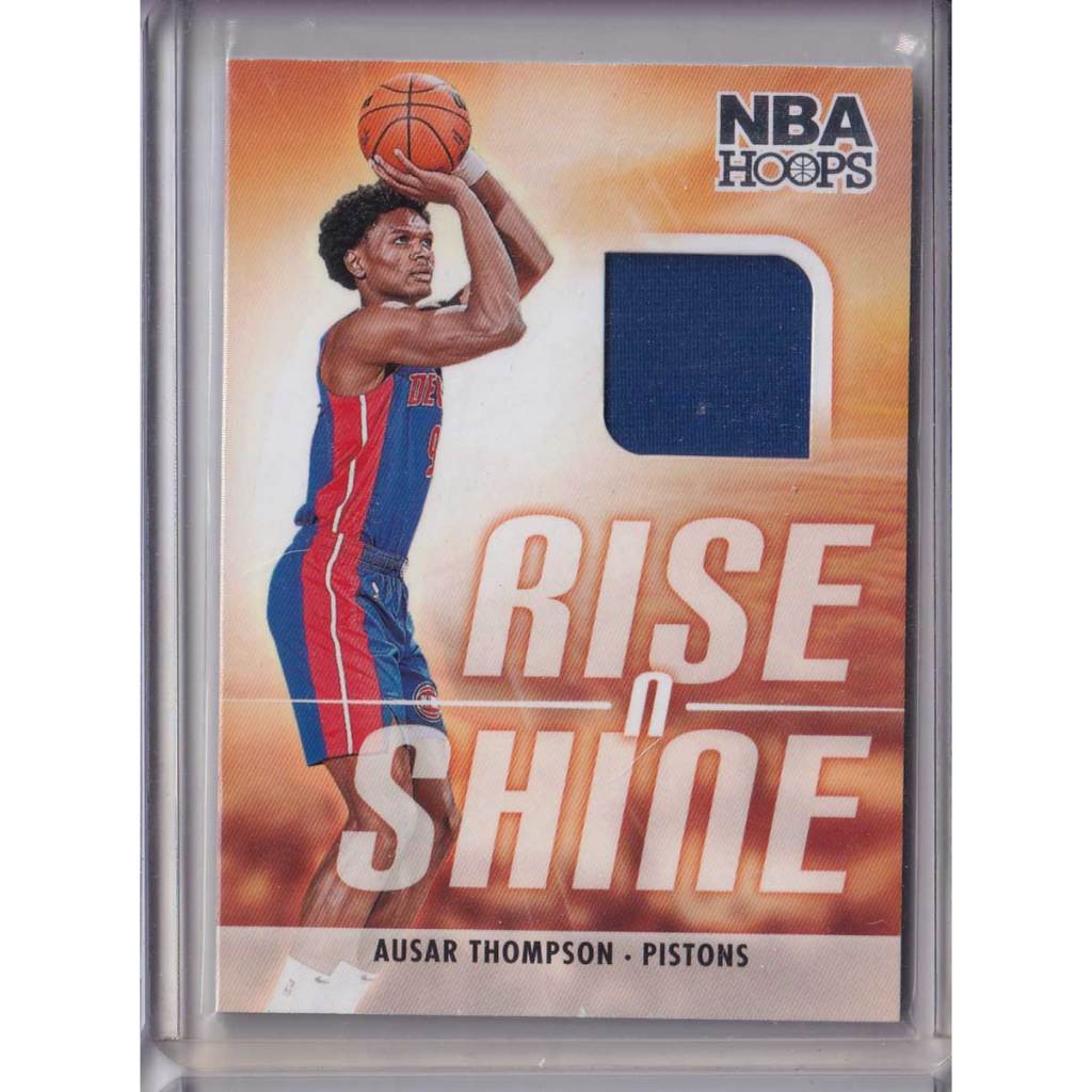 2023-24 Panini NBA Hoops Rise N Shine Memorabilia #RS-ASR Ausar Thompson RC